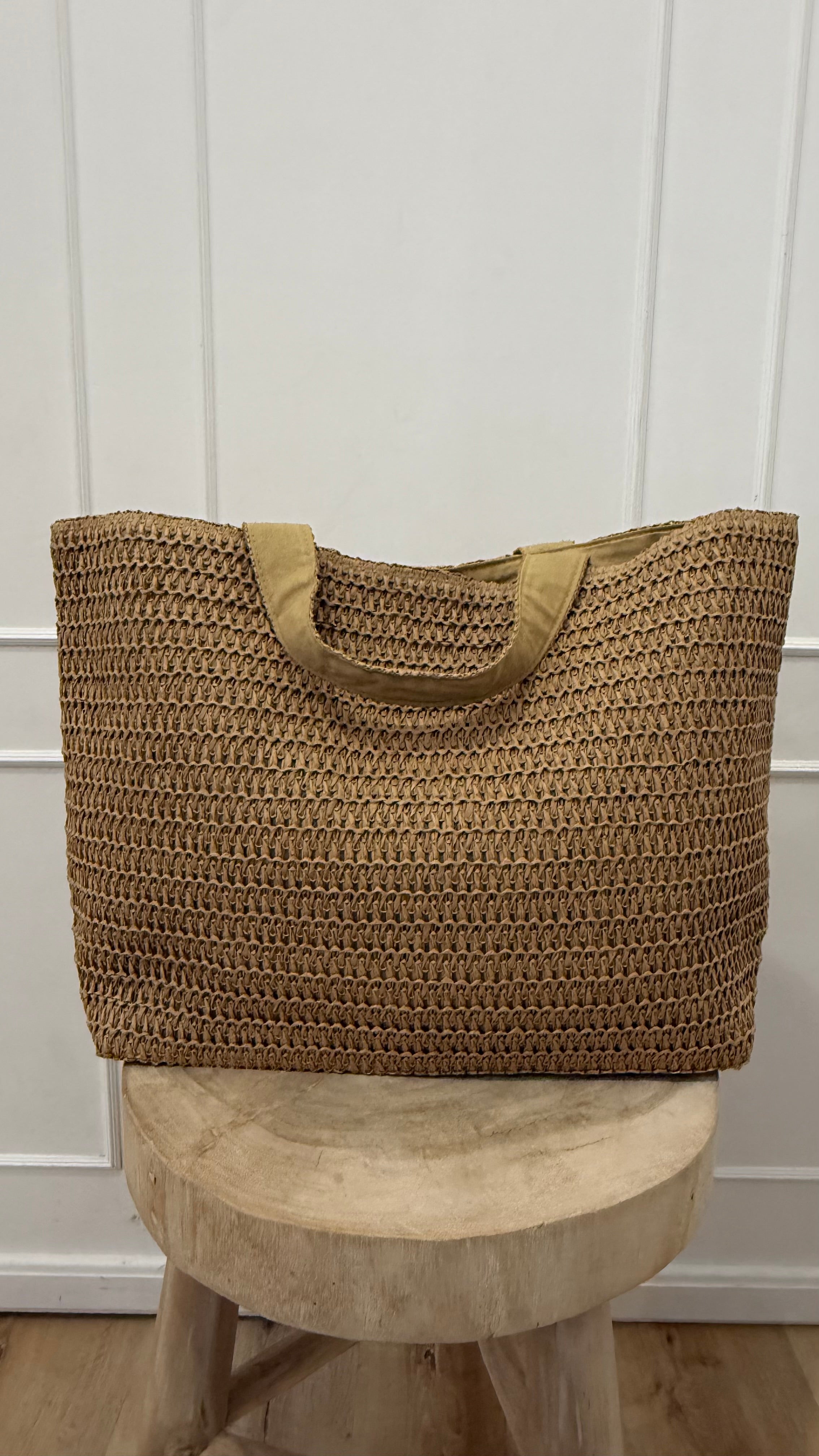 Borsa in rafia grande Hinnominate