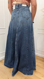 Gonna Cora Icon denim lavaggio eclipse