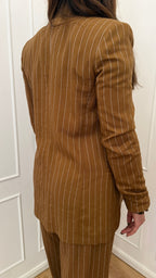 Giacca monopetto in lino Hinnominate