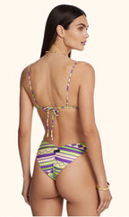 Bikini fascia e slip americano fisso a fantasia me fui